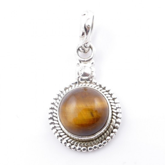 Tiger eye - silver pendant Tiger eye - silver pendant